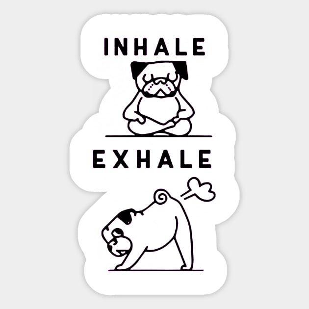 Inhale & Exhale Sticker by rosposaradesignart